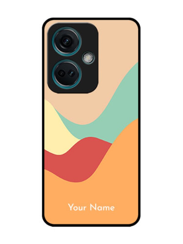 Custom Nord CE 3 5G Custom Metal Phone Case - Ocean Waves Multi - Colour Design