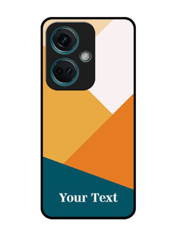 Custom Nord CE 3 5G Custom Metal Phone Case - Stacked Multi - Colour Design