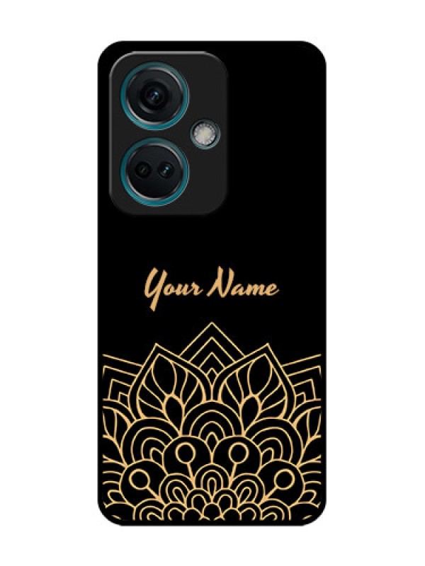 Custom Nord CE 3 5G Custom Metal Phone Case - Golden Mandala Design