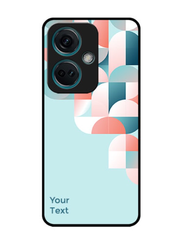 Custom Nord CE 3 5G Custom Metal Phone Case - Stylish Semi - Circle Pattern Design