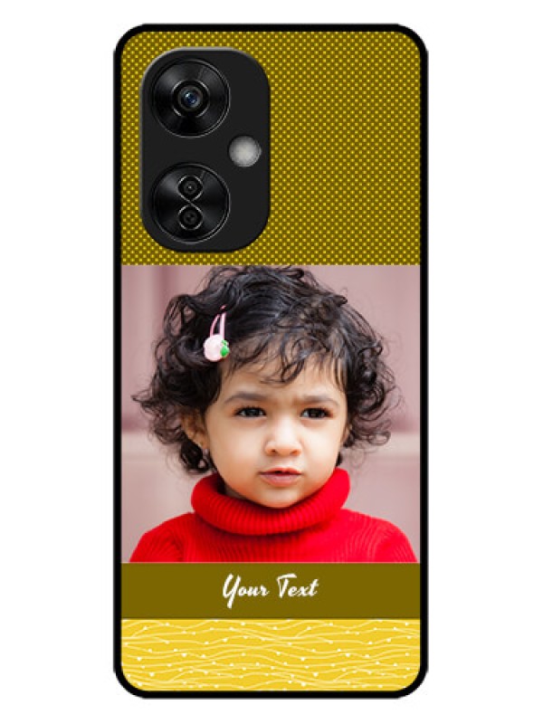 Custom OnePlus Nord CE 3 Lite 5G Custom Metal Phone CaseSimple Green Color Design