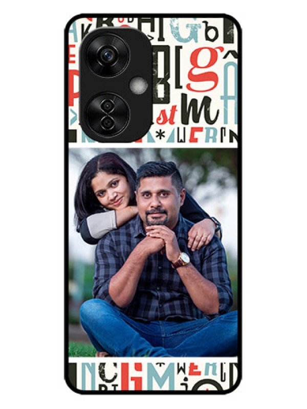 Custom OnePlus Nord CE 3 Lite 5G Custom Metal Phone CaseAlphabet Design