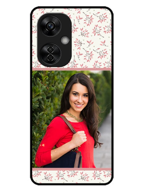 Custom OnePlus Nord CE 3 Lite 5G Custom Metal Phone CaseStunning Floral Design