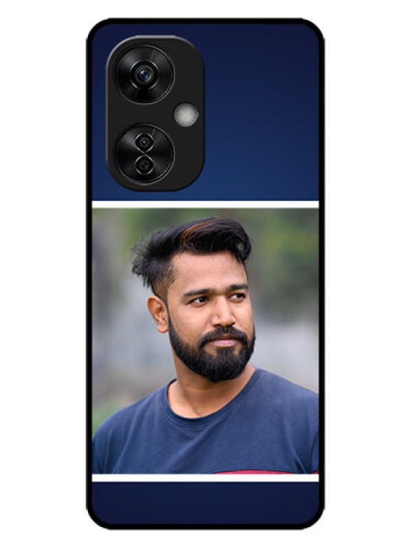 Custom OnePlus Nord CE 3 Lite 5G Custom Metal Phone CaseSimple Royal Blue Design