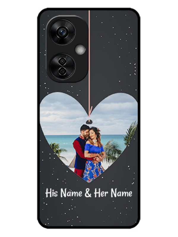 Custom OnePlus Nord CE 3 Lite 5G Custom Metal Phone CaseHanging Heart Design