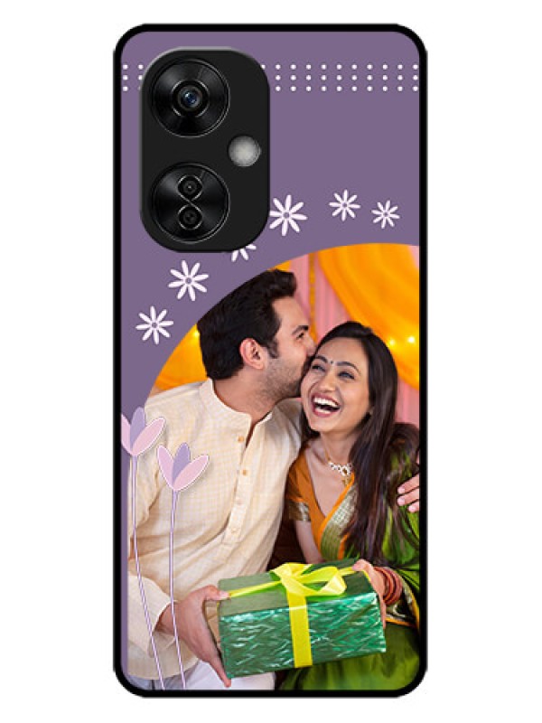 Custom OnePlus Nord CE 3 Lite 5G Custom Metal Phone CaseLavender Flowers Design