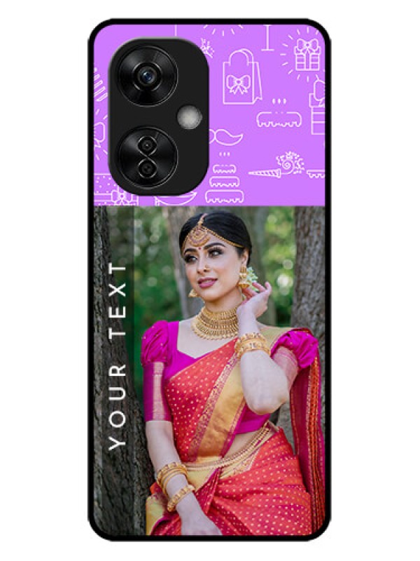 Custom OnePlus Nord CE 3 Lite 5G Custom Metal Phone CaseBirthday Icons Design