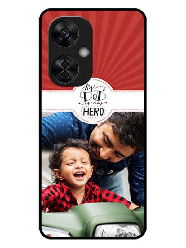 Custom OnePlus Nord CE 3 Lite 5G Custom Metal Phone CaseMy Dad Hero Design