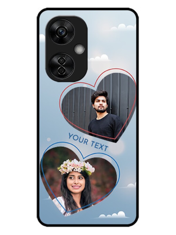 Custom OnePlus Nord CE 3 Lite 5G Custom Metal Phone CaseBlue Color Couple Design