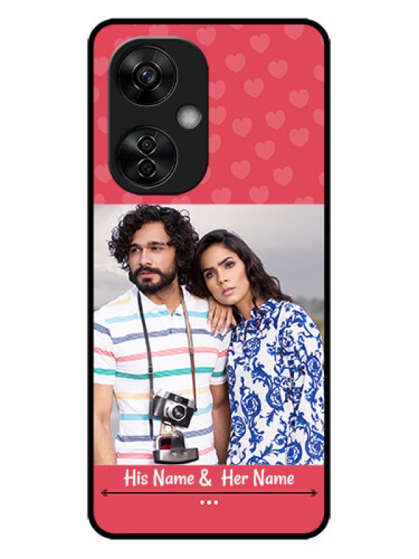 Custom OnePlus Nord CE 3 Lite 5G Custom Metal Phone CaseSimple Love Design