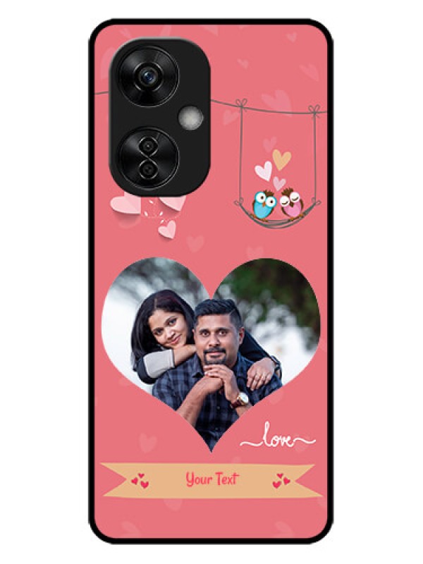 Custom OnePlus Nord CE 3 Lite 5G Custom Metal Phone CasePeach Color Love Design