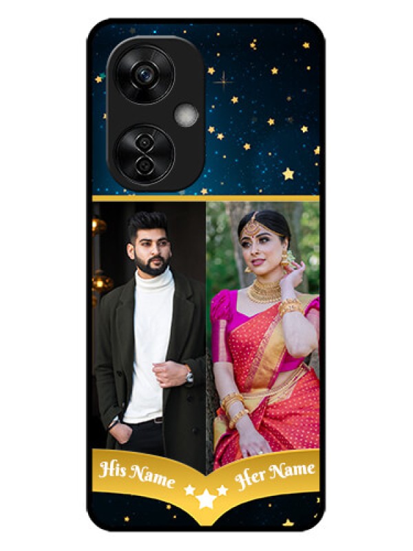 Custom OnePlus Nord CE 3 Lite 5G Custom Metal Phone CaseGalaxy Stars Backdrop Design
