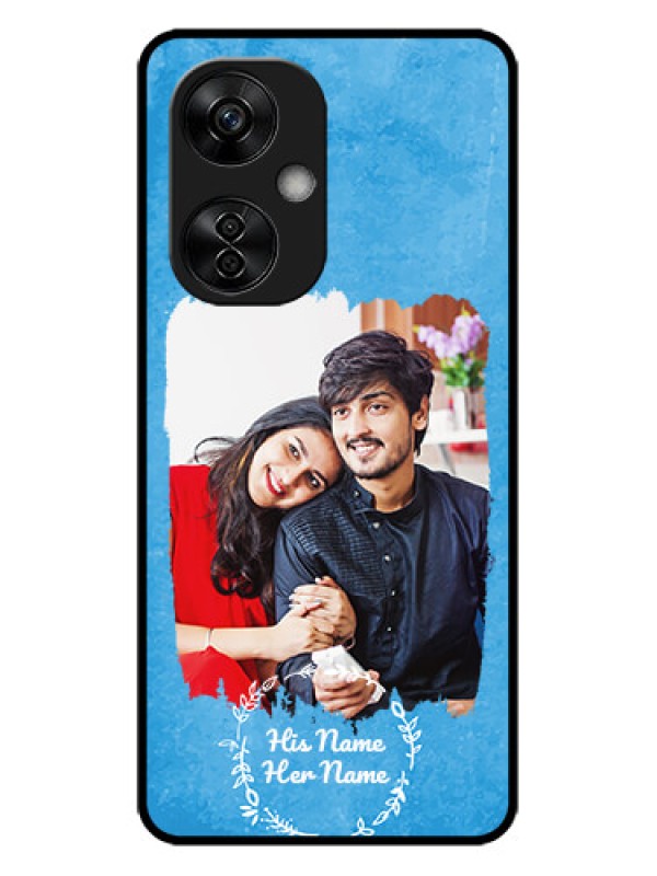 Custom OnePlus Nord CE 3 Lite 5G Custom Metal Phone CaseBlue Color Vintage Design