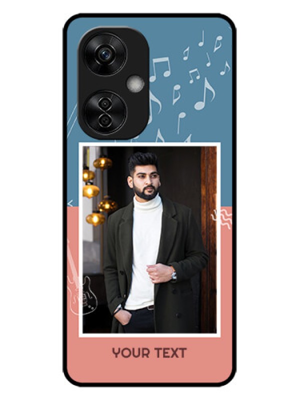 Custom OnePlus Nord CE 3 Lite 5G Custom Metal Phone CaseWith Color Musical Note Design