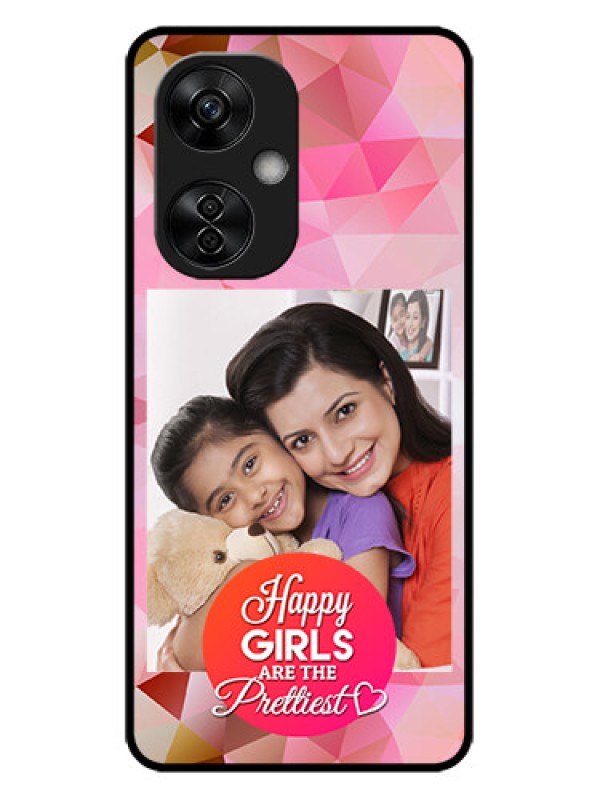 Custom OnePlus Nord CE 3 Lite 5G Custom Metal Phone CaseAbstract Triangle Design