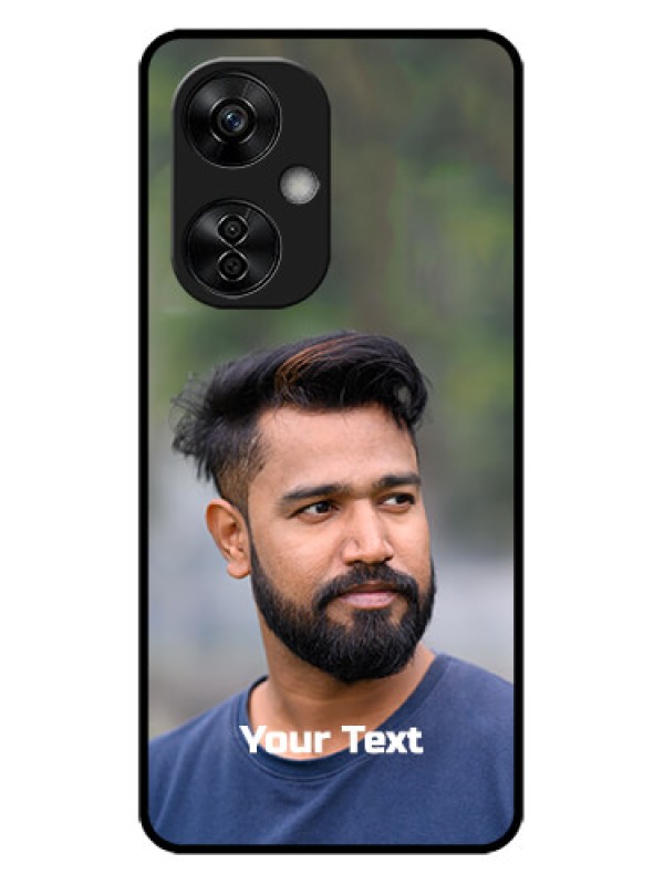 Custom OnePlus Nord CE 3 Lite 5G Custom Metal Phone CasePhoto With Text Design
