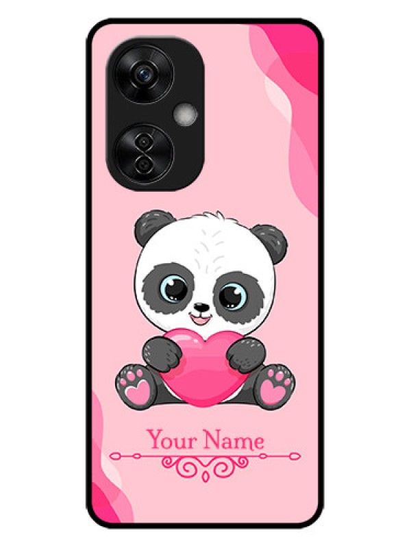Custom OnePlus Nord CE 3 Lite 5G Custom Metal Phone CaseCute Panda Design