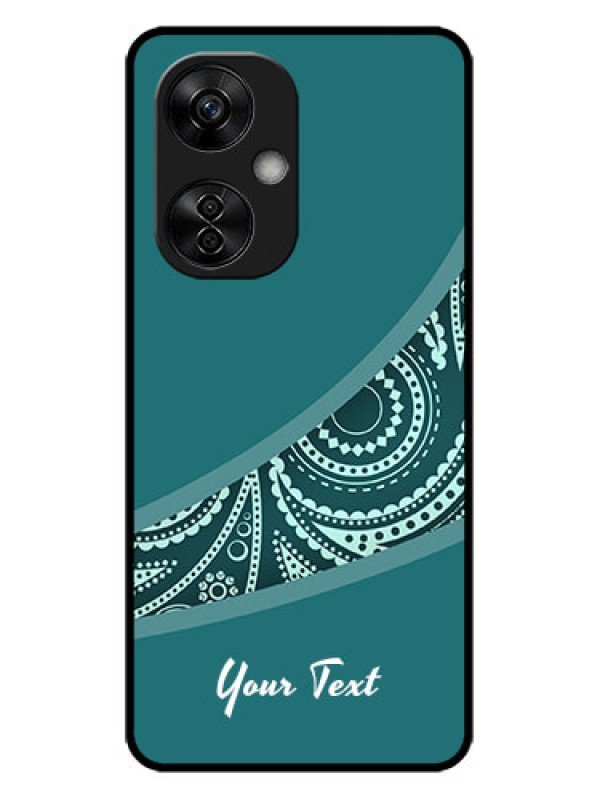 Custom OnePlus Nord CE 3 Lite 5G Custom Metal Phone CaseSemi Visible Floral Design