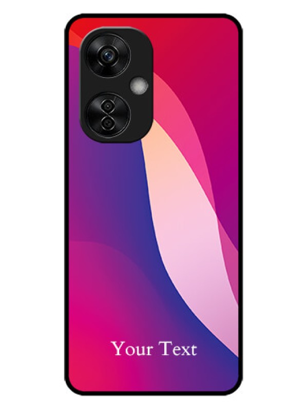 Custom OnePlus Nord CE 3 Lite 5G Custom Metal Phone CaseDigital Abstract Overlap Design