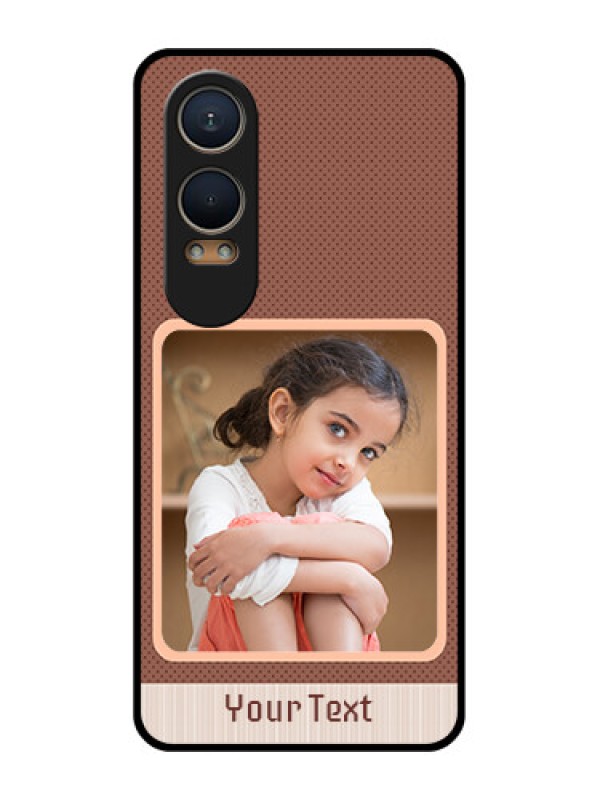 Custom OnePlus Nord Ce 4 Lite 5G Custom Metal Phone CaseSimple Pic Upload Design