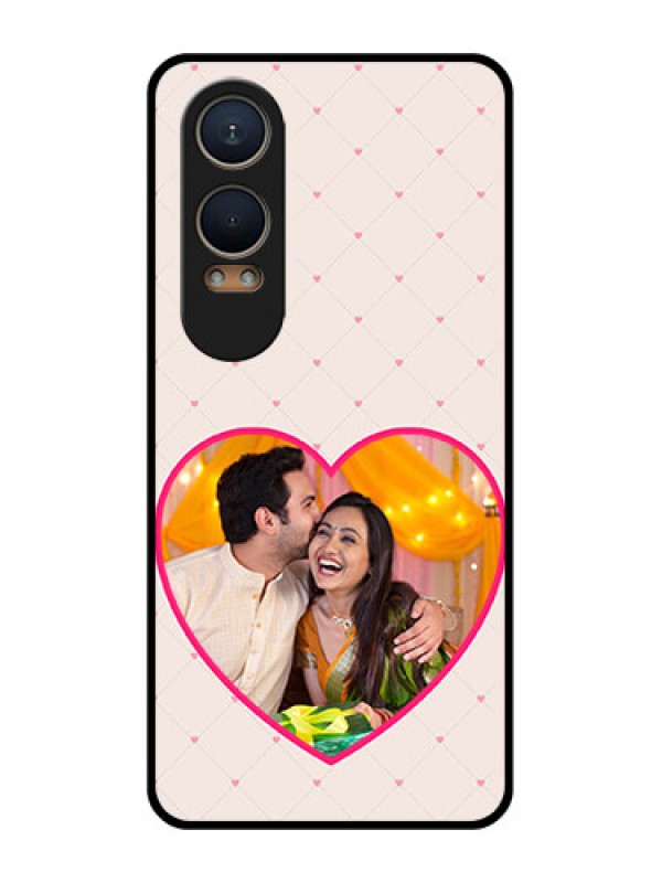 Custom OnePlus Nord Ce 4 Lite 5G Custom Metal Phone CaseHeart Shape Design