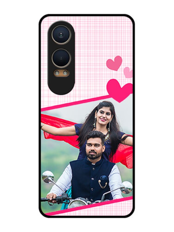 Custom OnePlus Nord Ce 4 Lite 5G Custom Metal Phone CaseLove Shape Heart Design