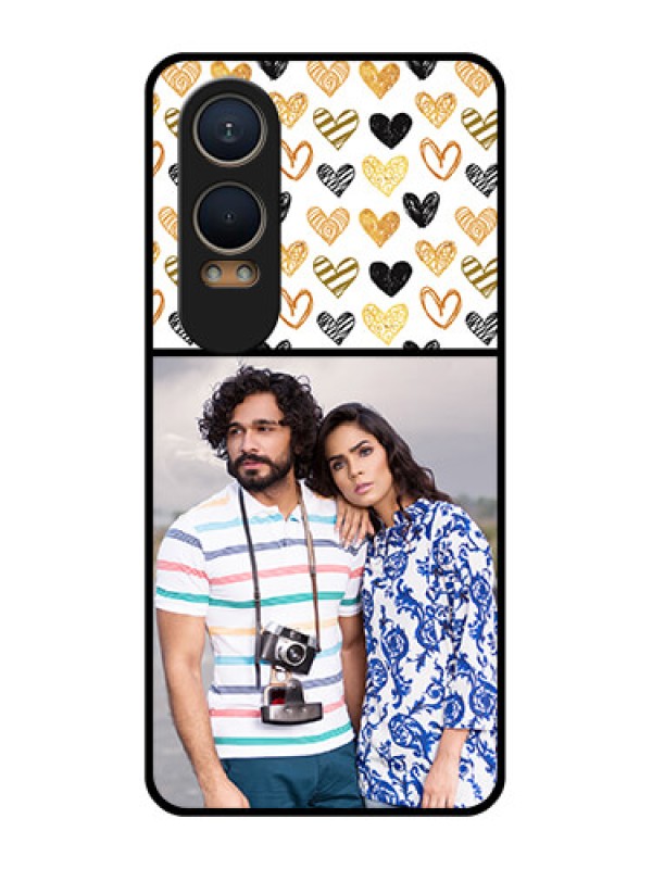 Custom OnePlus Nord Ce 4 Lite 5G Custom Metal Phone CaseLove Symbol Design