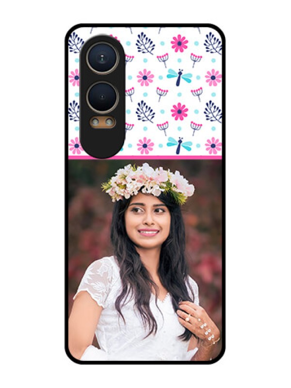 Custom OnePlus Nord Ce 4 Lite 5G Custom Metal Phone CaseColorful Flower Design