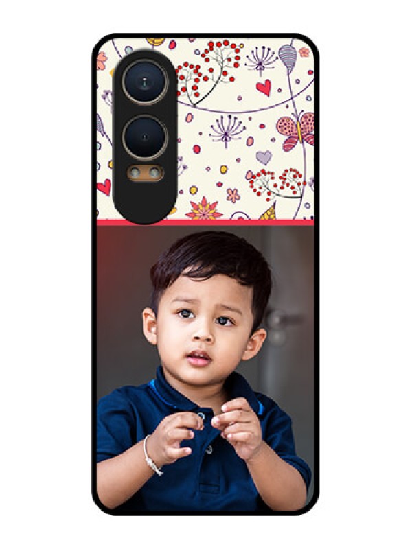 Custom OnePlus Nord Ce 4 Lite 5G Custom Metal Phone CasePremium Floral Design