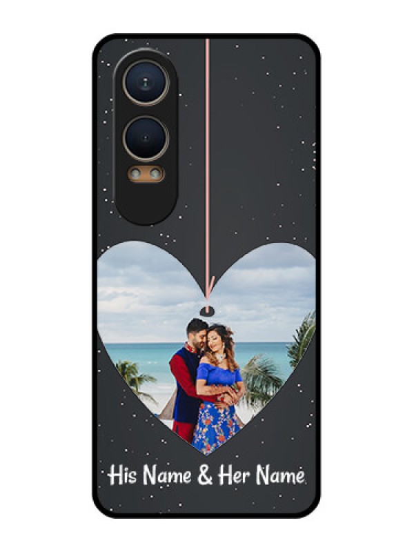 Custom OnePlus Nord Ce 4 Lite 5G Custom Metal Phone CaseHanging Heart Design