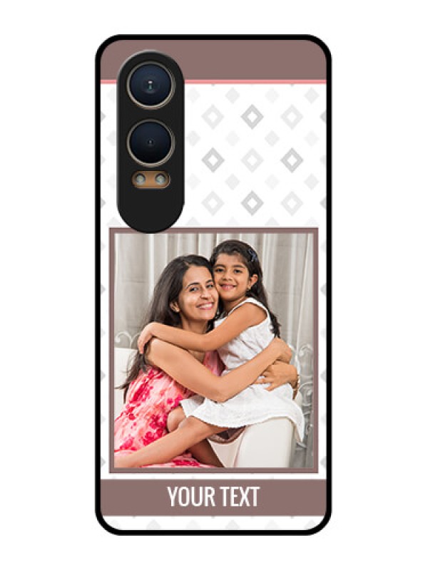 Custom OnePlus Nord Ce 4 Lite 5G Custom Metal Phone CaseSimple Diamond Design