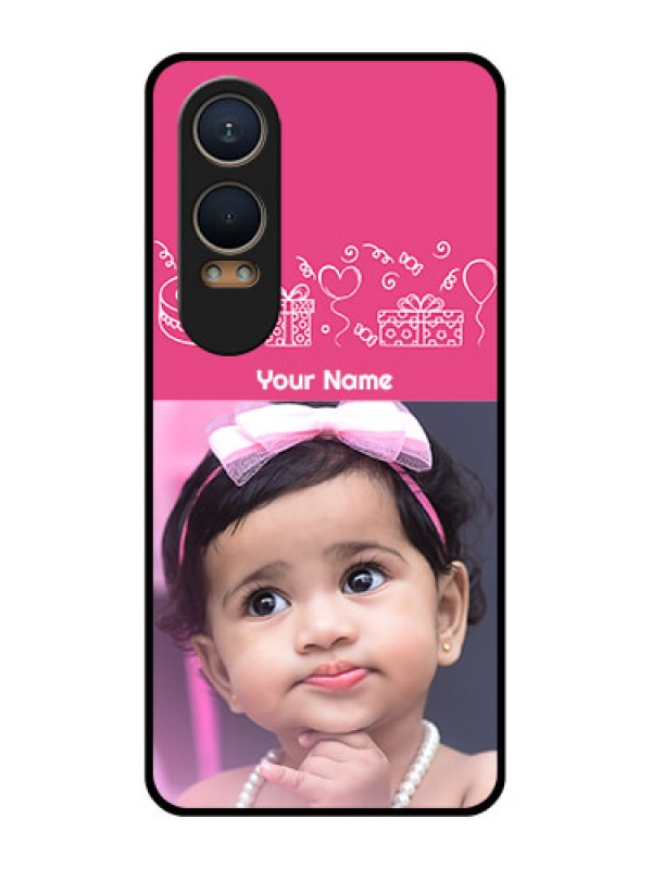 Custom OnePlus Nord Ce 4 Lite 5G Custom Metal Phone CaseWith Birthday Line Art Design