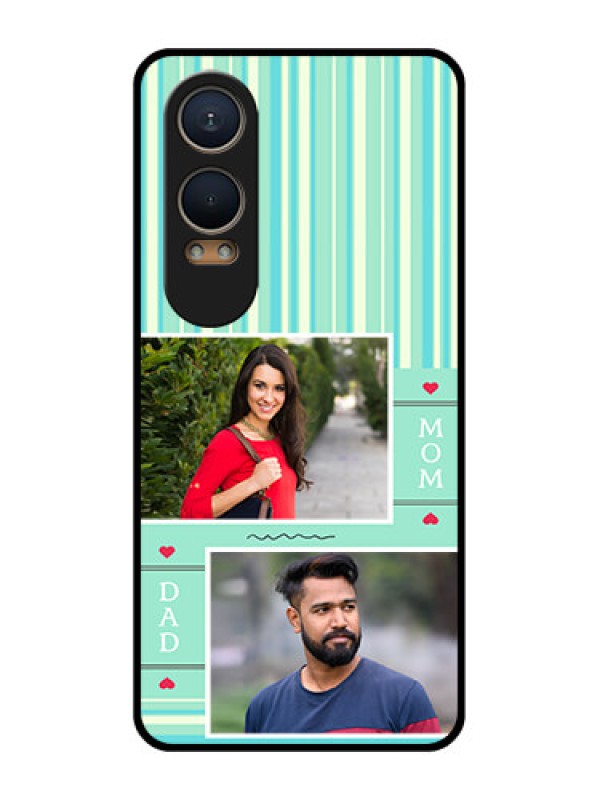 Custom OnePlus Nord Ce 4 Lite 5G Custom Metal Phone CaseMom and Dad Pic Design