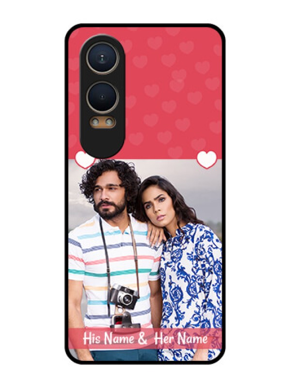 Custom OnePlus Nord Ce 4 Lite 5G Custom Metal Phone CaseSimple Love Design