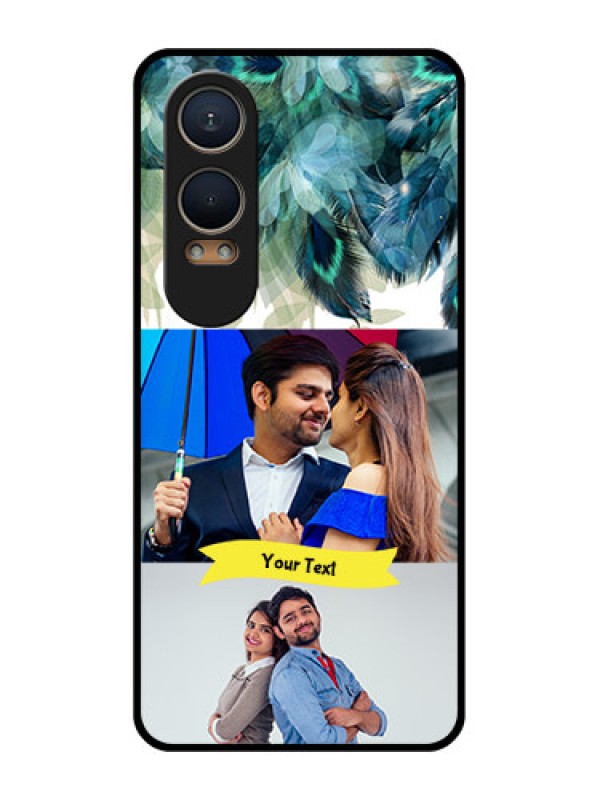 Custom OnePlus Nord Ce 4 Lite 5G Custom Metal Phone CaseImage With Boho Peacock Feather Design