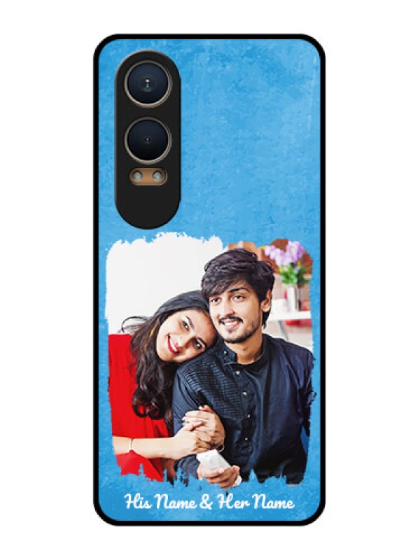 Custom OnePlus Nord Ce 4 Lite 5G Custom Metal Phone CaseBlue Color Vintage Design