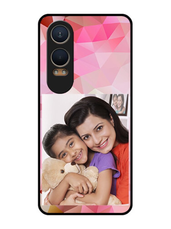 Custom OnePlus Nord Ce 4 Lite 5G Custom Metal Phone CaseAbstract Triangle Design