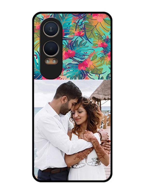 Custom OnePlus Nord Ce 4 Lite 5G Custom Metal Phone CaseWatercolor Floral Design