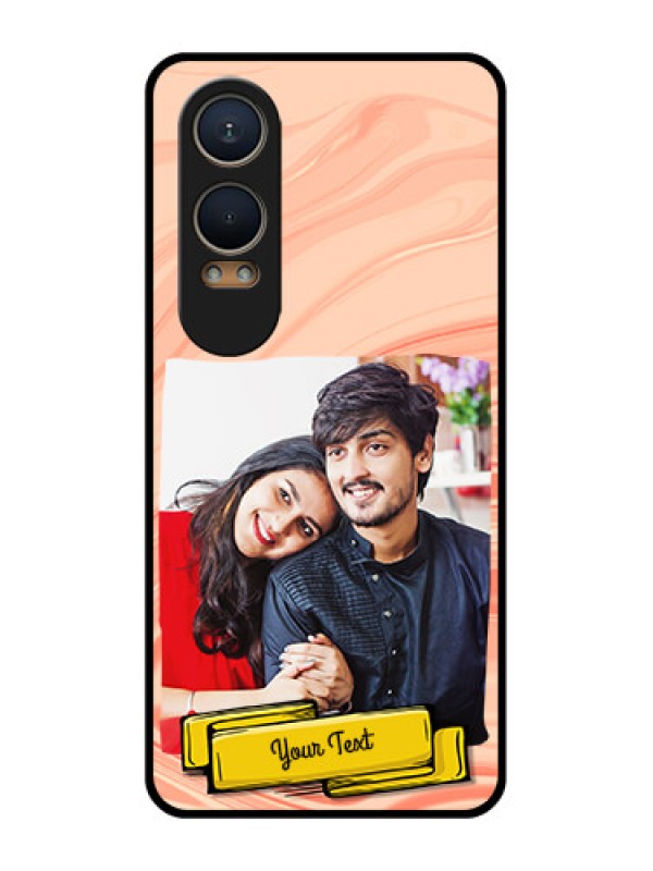 Custom OnePlus Nord Ce 4 Lite 5G Custom Metal Phone CaseMarble Texture Design