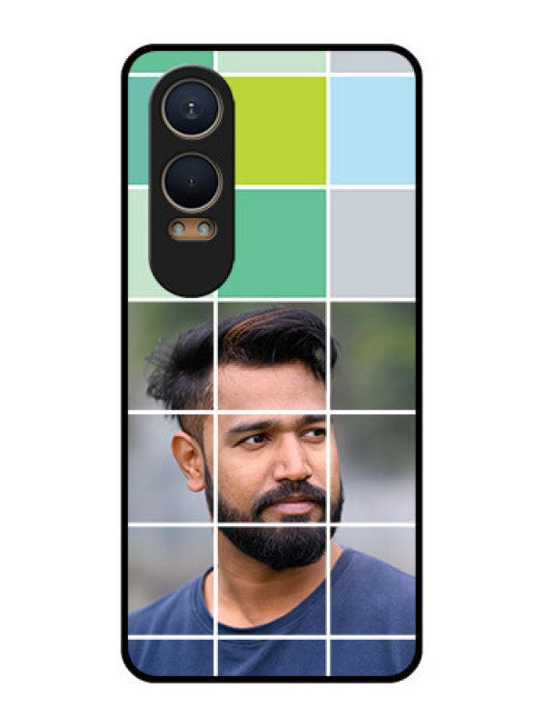 Custom OnePlus Nord Ce 4 Lite 5G Custom Metal Phone CaseWith White Box Pattern