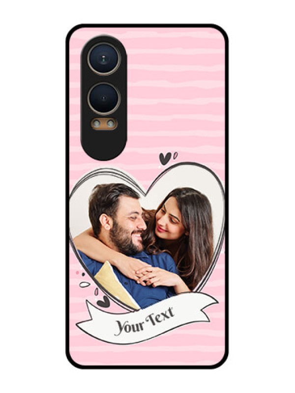 Custom OnePlus Nord Ce 4 Lite 5G Custom Metal Phone CaseVintage Heart Design