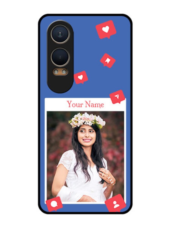 Custom OnePlus Nord Ce 4 Lite 5G Custom Metal Phone CaseLike Share And Comment Design