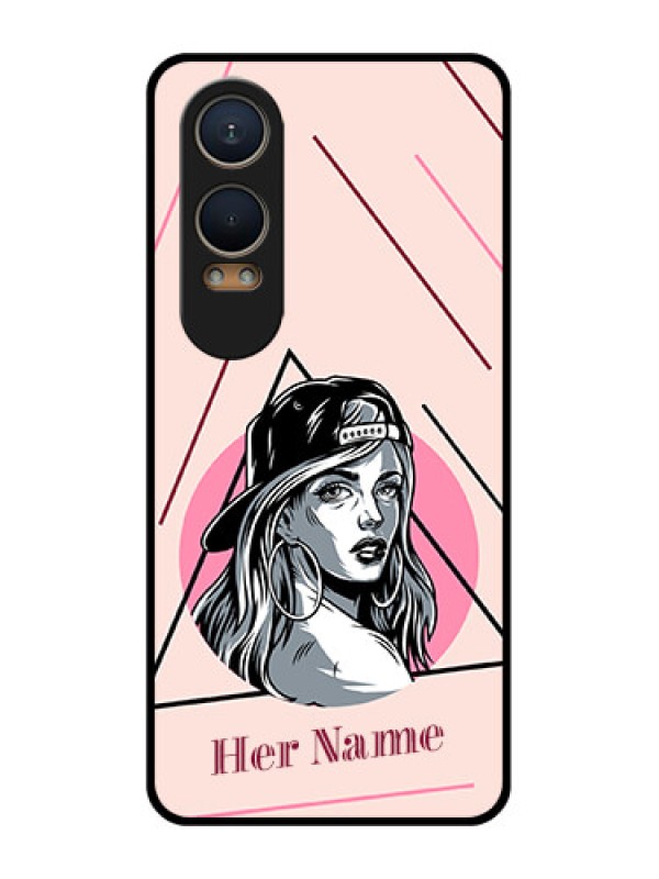 Custom OnePlus Nord Ce 4 Lite 5G Custom Metal Phone CaseRockstar Girl Design