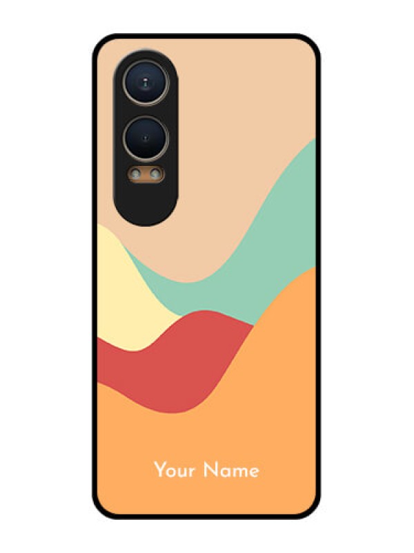 Custom OnePlus Nord Ce 4 Lite 5G Custom Metal Phone CaseOcean Waves Multi - Colour Design