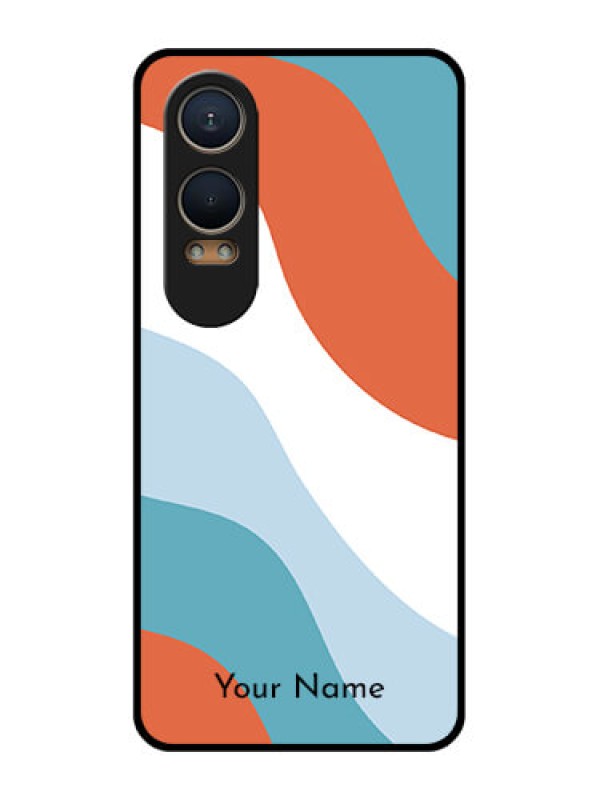 Custom OnePlus Nord Ce 4 Lite 5G Custom Metal Phone CaseColoured Waves Design