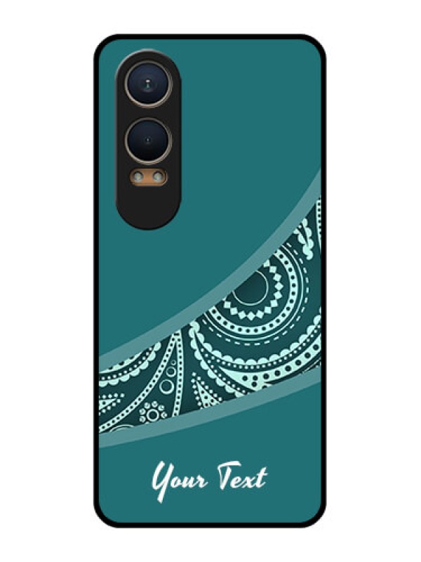 Custom OnePlus Nord Ce 4 Lite 5G Custom Metal Phone CaseSemi Visible Floral Design