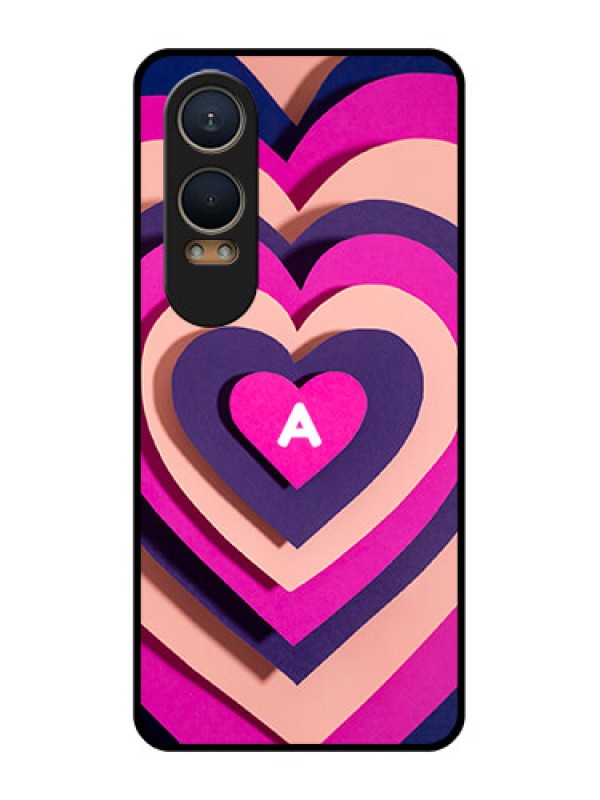 Custom OnePlus Nord Ce 4 Lite 5G Custom Metal Phone CaseCute Heart Pattern Design