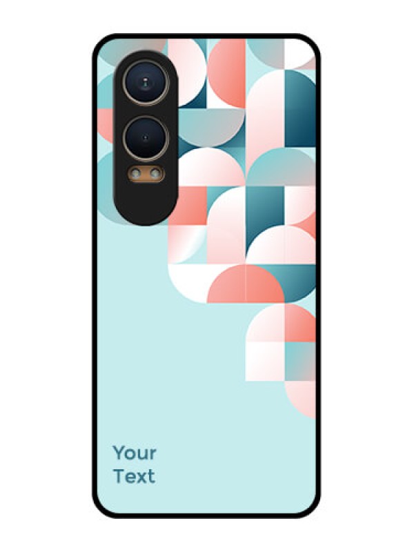 Custom OnePlus Nord Ce 4 Lite 5G Custom Metal Phone CaseStylish Semi - Circle Pattern Design