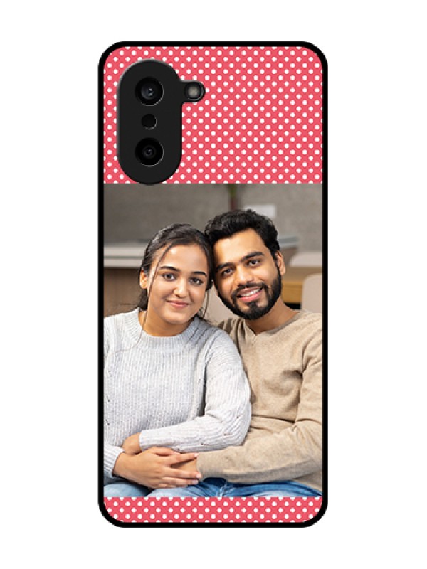 Custom Oneplus Nord CE 5 5G Custom Metal Phone Case - White Dotted Design