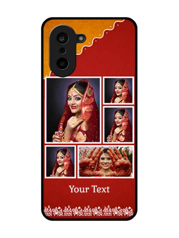 Custom Oneplus Nord CE 5 5G Custom Metal Phone Case - Wedding Pic Upload Design